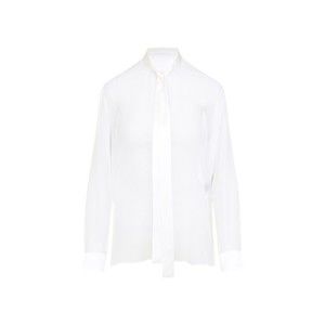 Dolce & Gabbana Optical White Silk Shirt - NWT